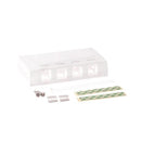 ICC ICC-IC108SB4WH SURFACE MOUNT BOX- ELITE- 4-PORT- WHITE