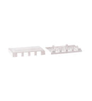 ICC ICC-IC108SB4WH SURFACE MOUNT BOX- ELITE- 4-PORT- WHITE