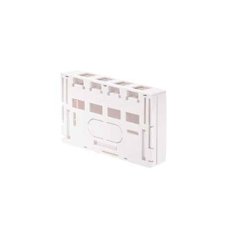 ICC ICC-IC108SB4WH SURFACE MOUNT BOX- ELITE- 4-PORT- WHITE