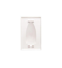 ICC ICC-IC640BSSWH FACEPLATE 1 GANG BULK NOSE WHITE