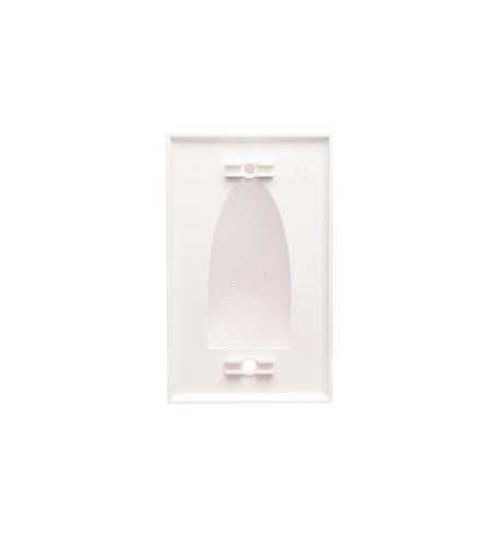 ICC ICC-IC640BSSWH FACEPLATE 1 GANG BULK NOSE WHITE