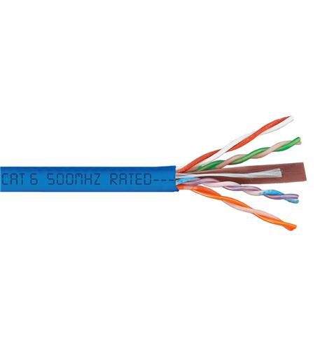 ICC ICC-ICCABP6VBL CMP CAT6 PLENUM VALUE LINE 500 MHz Blue