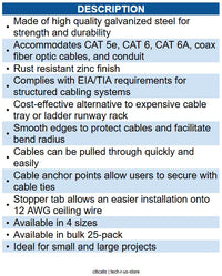 ICC ICC-ICCMSJHW55 J-HOOK- 4in-  BAT WING- 25 PK
