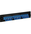 ICC ICC-ICFOPL16BK LGX ADAPTER PANEL- 3 QUAD LC-12F-BLUE-SM