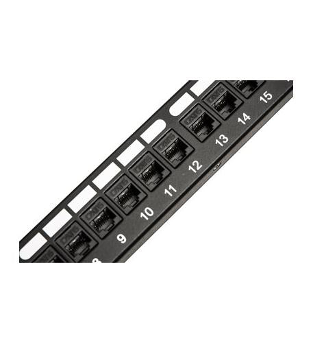 ICC ICC-ICMPP24CP6 PATCH PANEL-CAT 6- FEED-THRU 24-P-1RMS