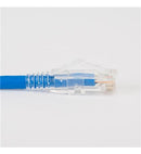 ICC ICC-ICPCST01BL PATCH CORD CAT6 CLEAR BOOT 1' BLUE