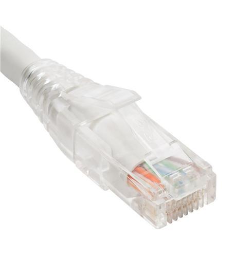 ICC ICC-ICPCST05WH PATCH CORD CAT6 CLEAR BOOT 5' WHITE