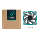Iceberg Thermal ICEGALE08-A0A IceGale - Case fan - 80 mm - 800-2000 rpm - Teal