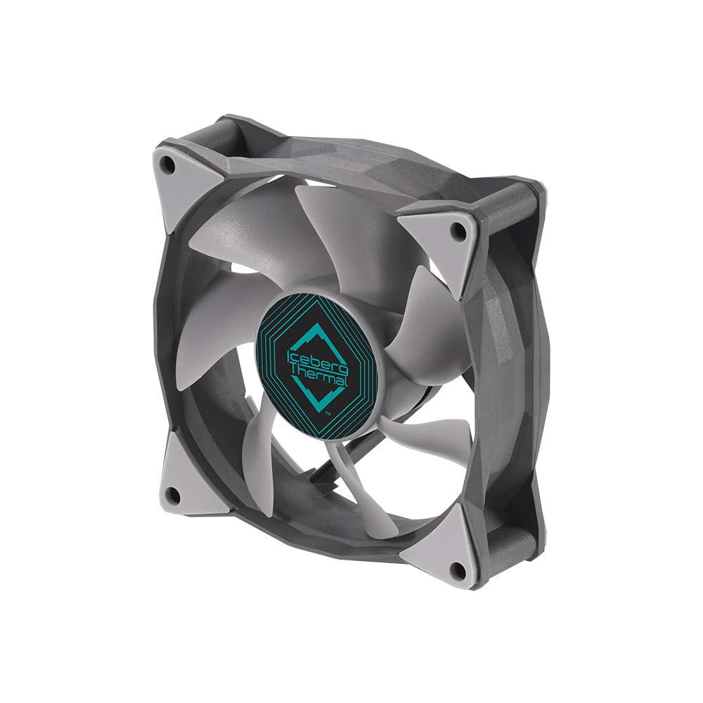 Iceberg Thermal ICEGALE08-B0A IceGale - Case fan - 80 mm - 29 cfm - Gray