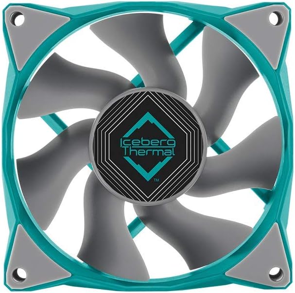 Iceberg Thermal ICEGALE08X-A0A IceGale Xtra Case fan - 80mm - 800-3000 rpm -Teal