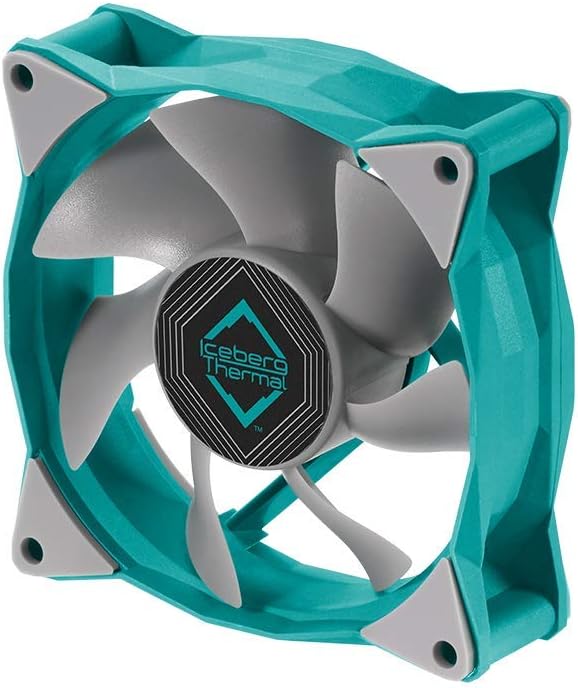 Iceberg Thermal ICEGALE08X-A0A IceGale Xtra Case fan - 80mm - 800-3000 rpm -Teal