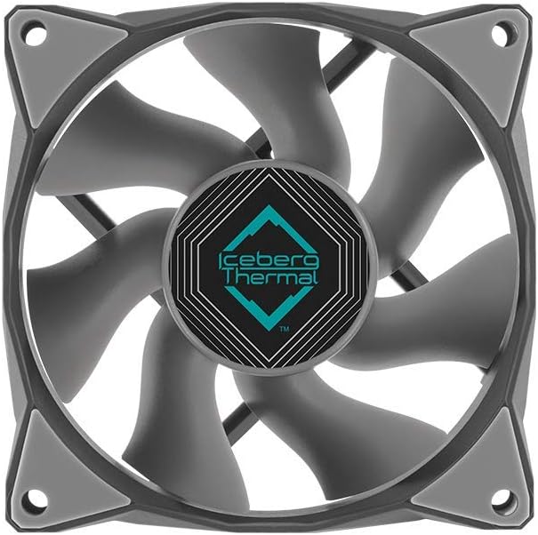 Iceberg Thermal ICEGALE08X-B0A IceGale Xtra - Case fan - 80 mm - Gray