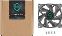 Iceberg Thermal ICEGALE08X-B0A IceGale Xtra - Case fan - 80 mm - Gray