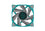 Iceberg Thermal ICEGALE12-A0A IceGale - Case fan - 120 mm - 500-1850 rpm - Teal