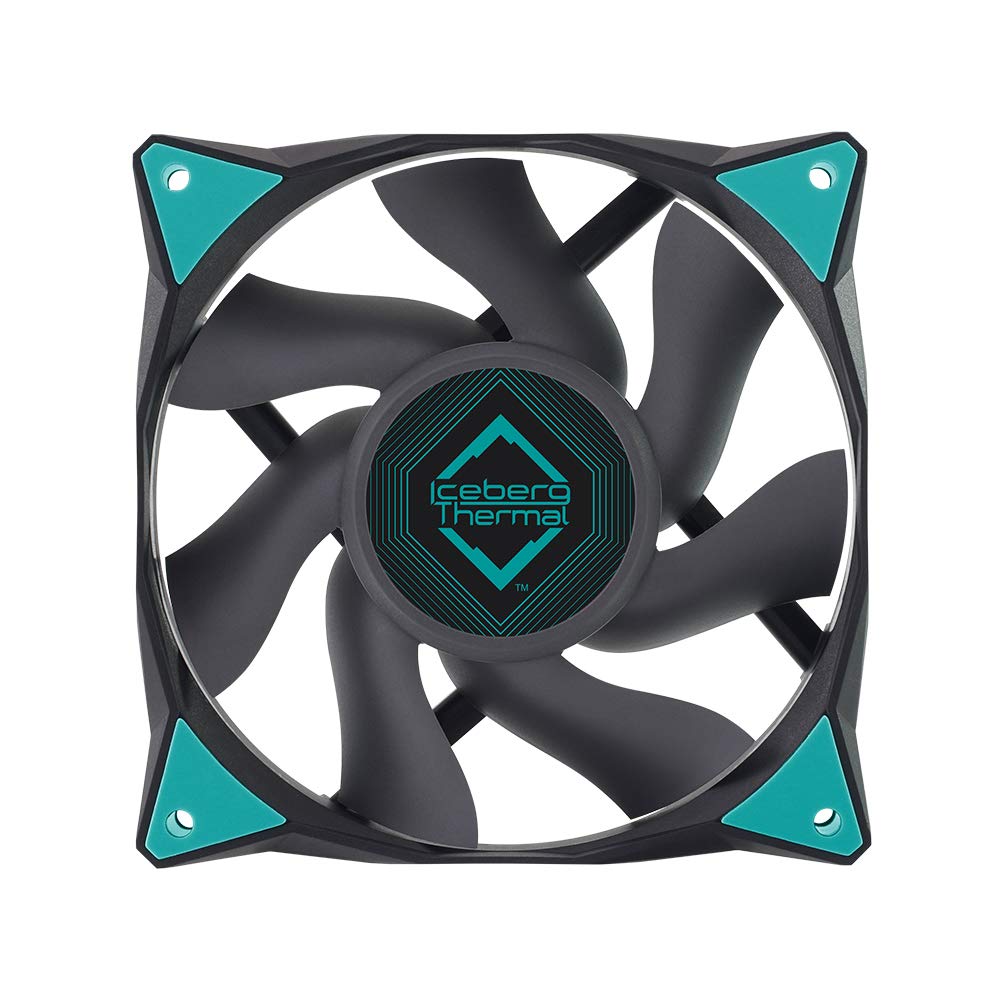 Iceberg Thermal ICEGALE12-C0A IceGale - Case fan - 120 mm - 1850 rpm - Black