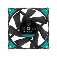 Iceberg Thermal ICEGALE12-C0A IceGale - Case fan - 120 mm - 1850 rpm - Black