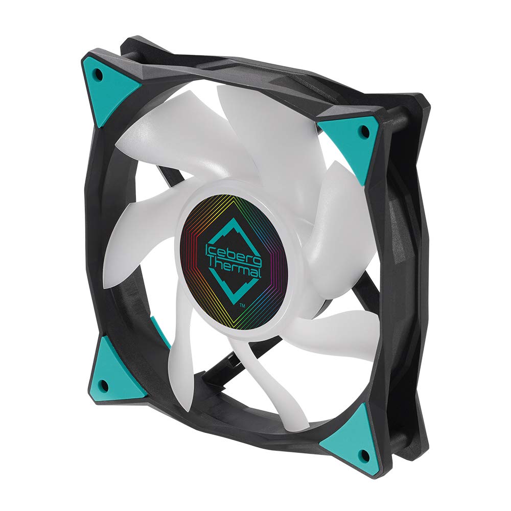 Iceberg Thermal ICEGALE12A-E0B IceGale - Case fan - ARGB - 120 mm - Black