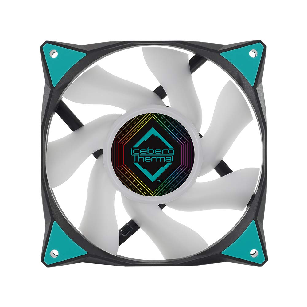 Iceberg Thermal ICEGALE12A-E0B IceGale - Case fan - ARGB - 120 mm - Black