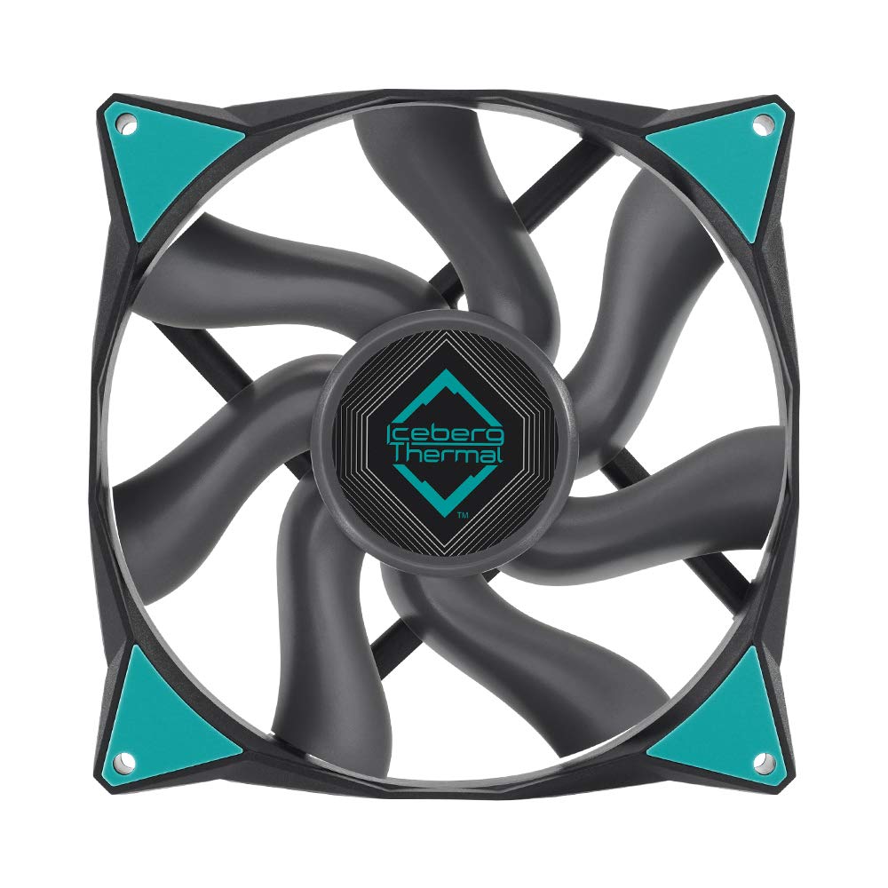 Iceberg Thermal ICEGALE14-C0B IceGale - Case fan - 140 mm - 1600 rpm - Black