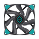 Iceberg Thermal ICEGALE14-C0B IceGale - Case fan - 140 mm - 1600 rpm - Black
