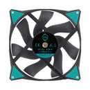 Iceberg Thermal ICEGALE14-C0B IceGale - Case fan - 140 mm - 1600 rpm - Black