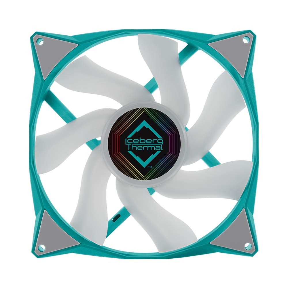 Iceberg Thermal ICEGALE14A-D0A IceGale - Case fan - ARGB - 140 mm - Teal
