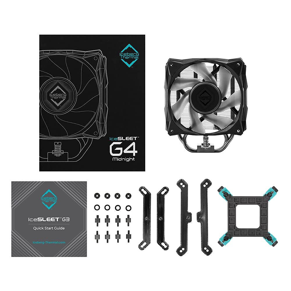 Iceberg Thermal ICESLEETG4MD-BBB-00A IceSleet G4 Midnight - Processor cooler