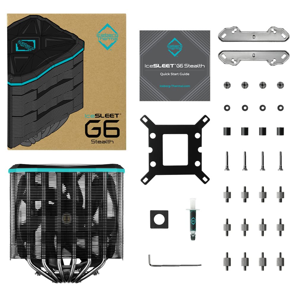 Iceberg Thermal ICESLEETG6-00A IceSleet G6 Stealth - Processor cooler