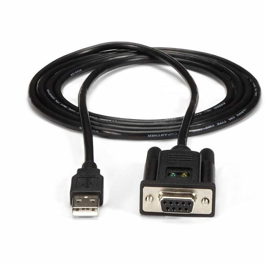 StarTech ICUSB232FTN 6ft (1.8m) 1-Port USB to Serial RS232 Adapter