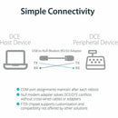 StarTech ICUSB232FTN 6ft (1.8m) 1-Port USB to Serial RS232 Adapter