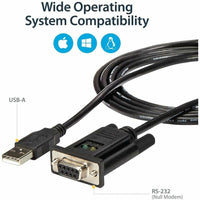 StarTech ICUSB232FTN 6ft (1.8m) 1-Port USB to Serial RS232 Adapter