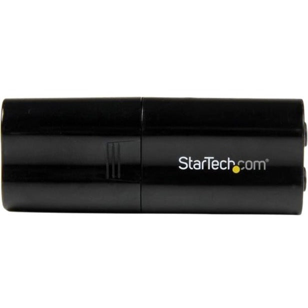StarTech ICUSBAUDIOB Audio USB Adapter - Plug and Play - Black
