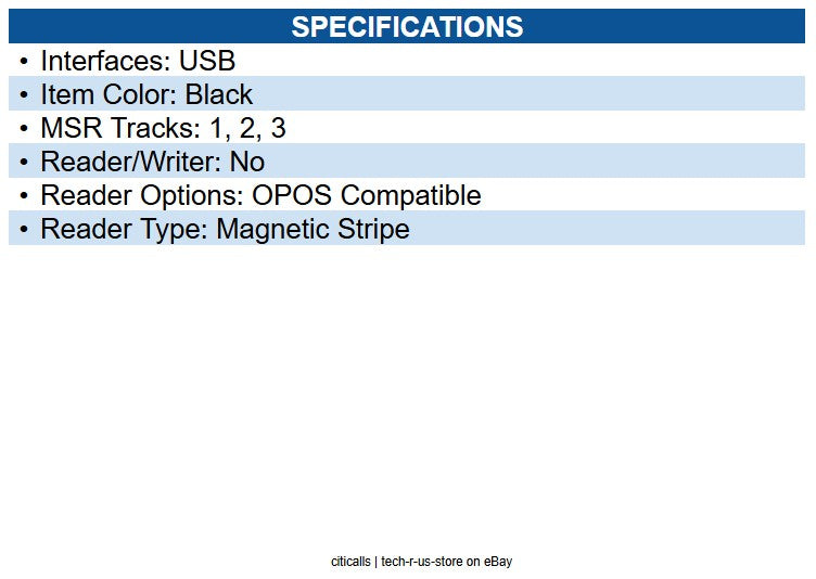 ID Tech IDEM-251PD Augusta USB HID, TDES; Both MSR and EMV Encryption ON; DEMO