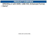 ID Tech IDSK2-535ED SREDKey 2 w/MSR, USB HID, Enhanced Format, Demo