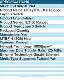 Cisco IE-3100-18T2C-E Catalyst IE3100 Rugged Layer 3 Switch - Fanless