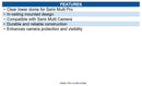 Pelco IMD1-INCLD1 Lower Dome Clear for Inceiling Mounted Sarix Multi Camera