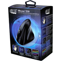 Adesso IMOUSE E30 2.4 GHz Wireless Vertical Programmable Mouse - Optical