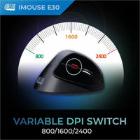 Adesso IMOUSE E30 2.4 GHz Wireless Vertical Programmable Mouse - Optical