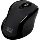 Adesso IMOUSE G25 Wireless Ergonomic Laser Mouse - USB Type A - 1600 dpi - Black