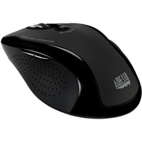 Adesso IMOUSE G25 Wireless Ergonomic Laser Mouse - USB Type A - 1600 dpi - Black