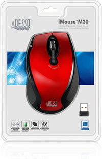 Adesso IMOUSE M20R - Mouse - ergonomic - right-handed - optical - 6 buttons