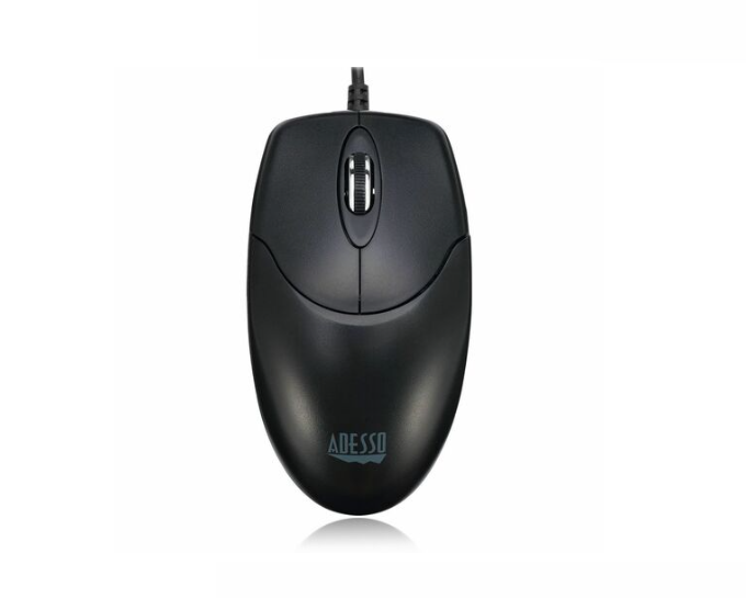 Adesso IMOUSE M6C-TAA Full-size Mouse - Optical - Cable - Black - USB Type C