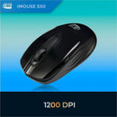 Adesso iMouse S50 - 2.4GHz Wireless Mini Mouse - Travel Mouse - Optical