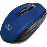 Adesso IMOUSES50L 2.4GHz Wireless Mini Mouse - Optical - 1200 dpi - Blue