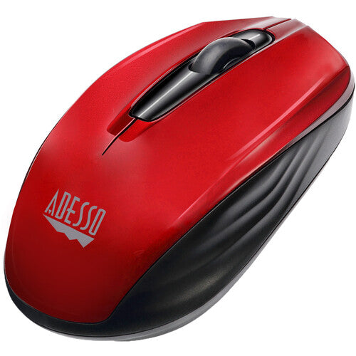Adesso IMOUSE S50R 2.4GHz Wireless Mini Mouse - Optical - Wireless - Red