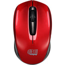 Adesso IMOUSE S50R 2.4GHz Wireless Mini Mouse - Optical - Wireless - Red