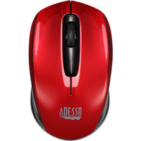 Adesso IMOUSE S50R 2.4GHz Wireless Mini Mouse - Optical - Wireless - Red