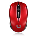 Adesso iMouse S50R 2.4GHz Wireless Mini Mouse - Optical - Wireless - RF - Red