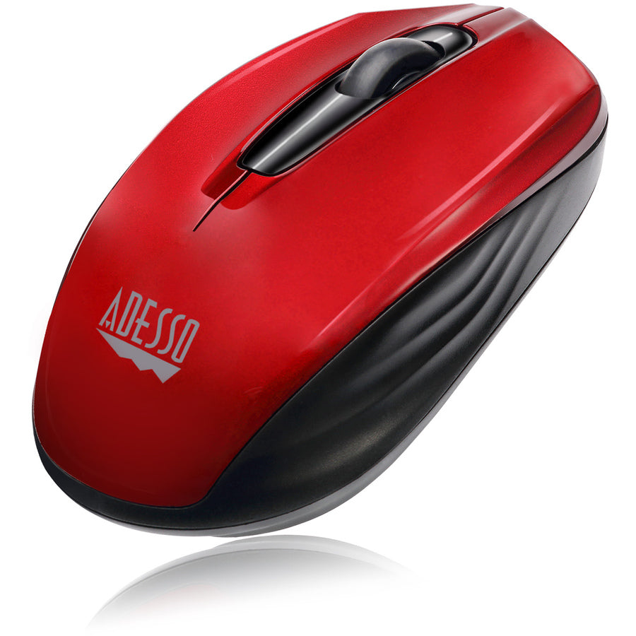 Adesso iMouse S50R 2.4GHz Wireless Mini Mouse - Optical - Wireless - RF - Red