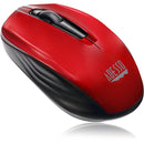Adesso iMouse S50R 2.4GHz Wireless Mini Mouse - Optical - Wireless - RF - Red
